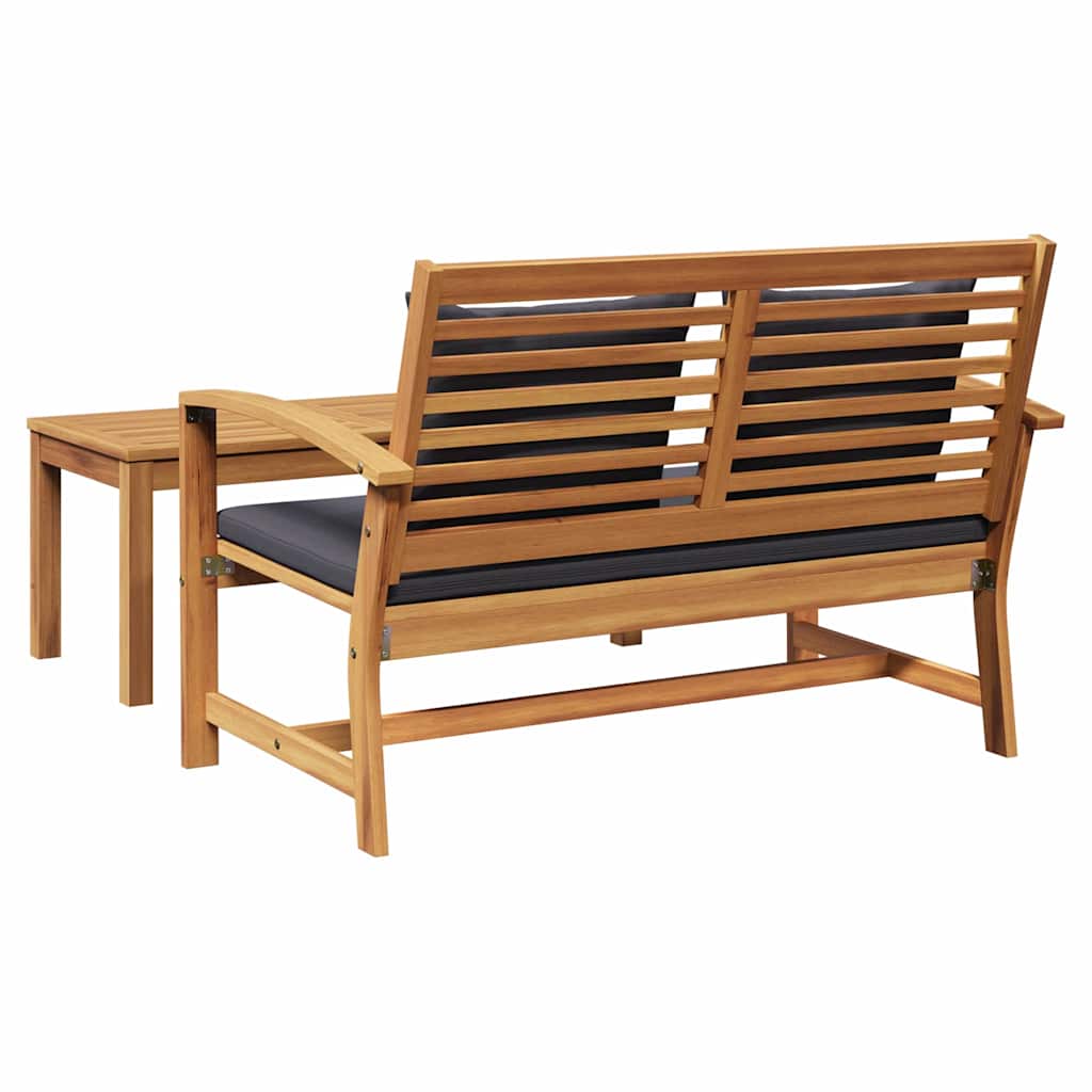 Garden Bench Natural 110 x 64 x 76.5 cm Solid teak wood