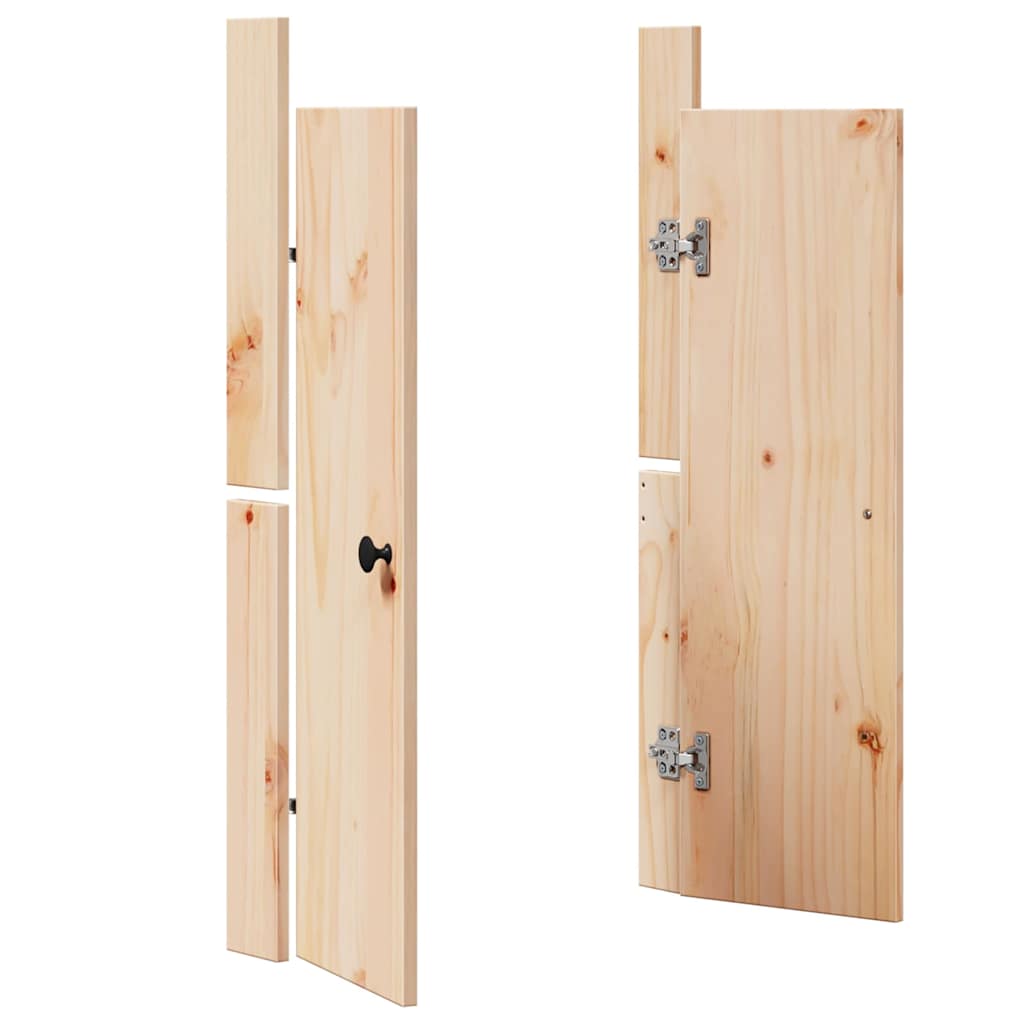 Kitchen Door with Door Brown 50 x 9 x 82 cm Solid Pine wood