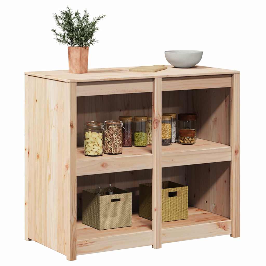 Kitchen Cabinet Brown 106 x 55 x 92 cm Solid Pine wood