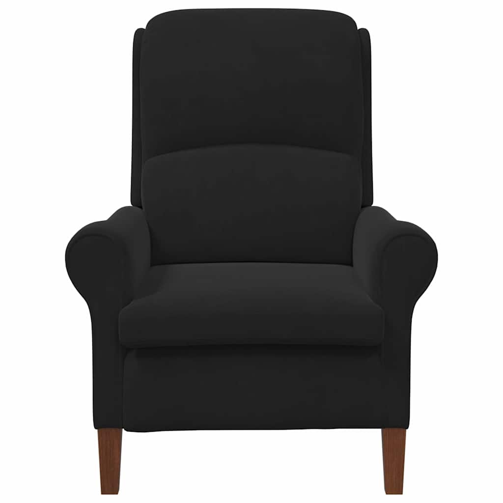 Armchair Black 76 x 94 x 102 cm Velvet