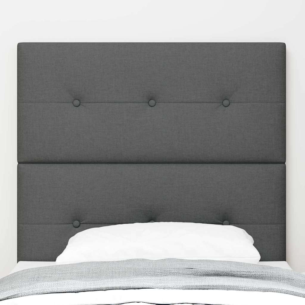 Headboard Height Adjustable Dark grey 80 cm Fabric