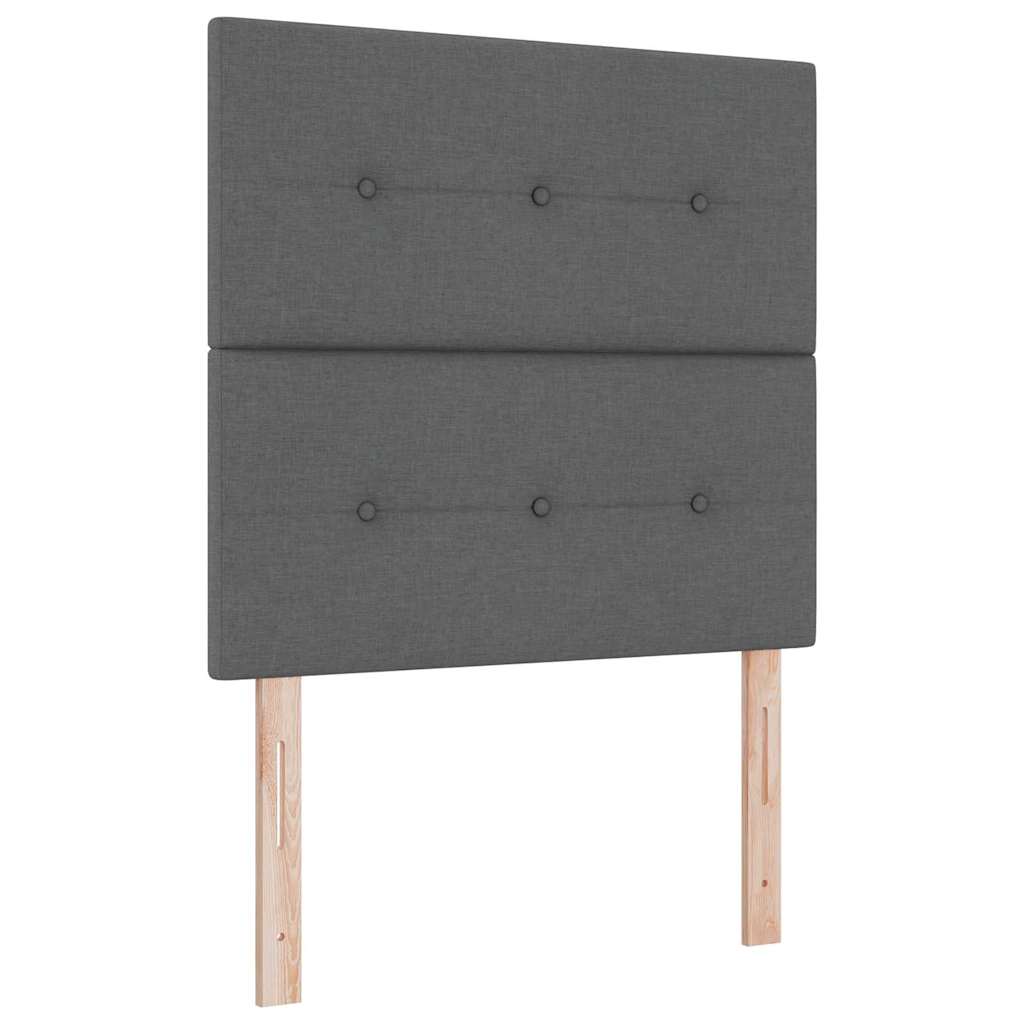 Headboard Height Adjustable Dark grey 80 cm Fabric