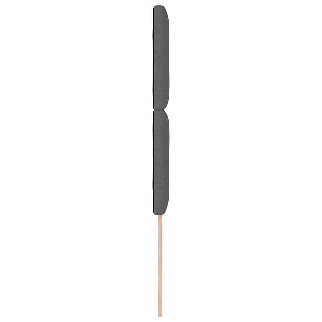 Headboard Height Adjustable Dark grey 80 cm Fabric