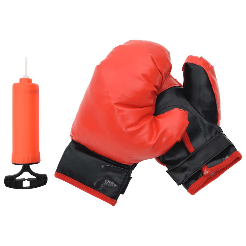 Punching Ball Set with Gloves and Pump Adjustable Height 81-122 cm