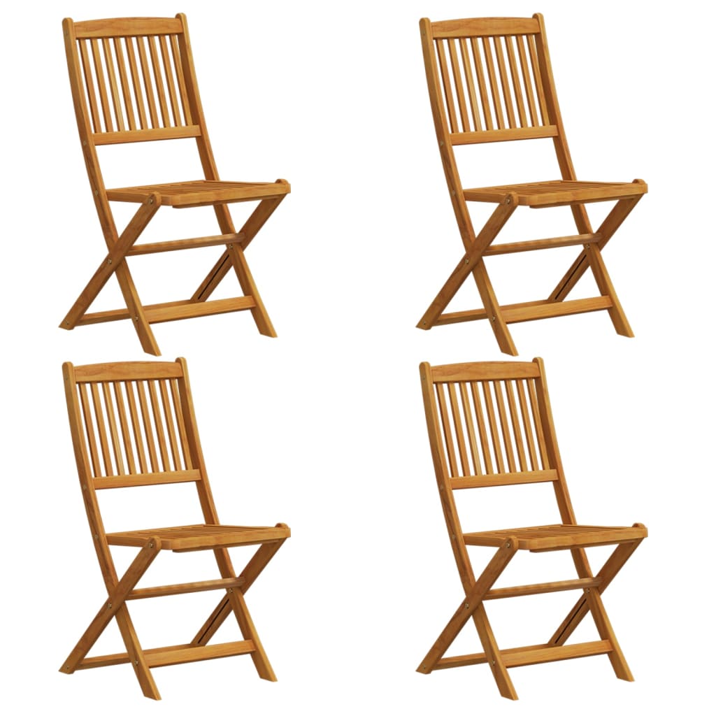 5 Piece Garden Dining Set Solid Wood Eucalyptus