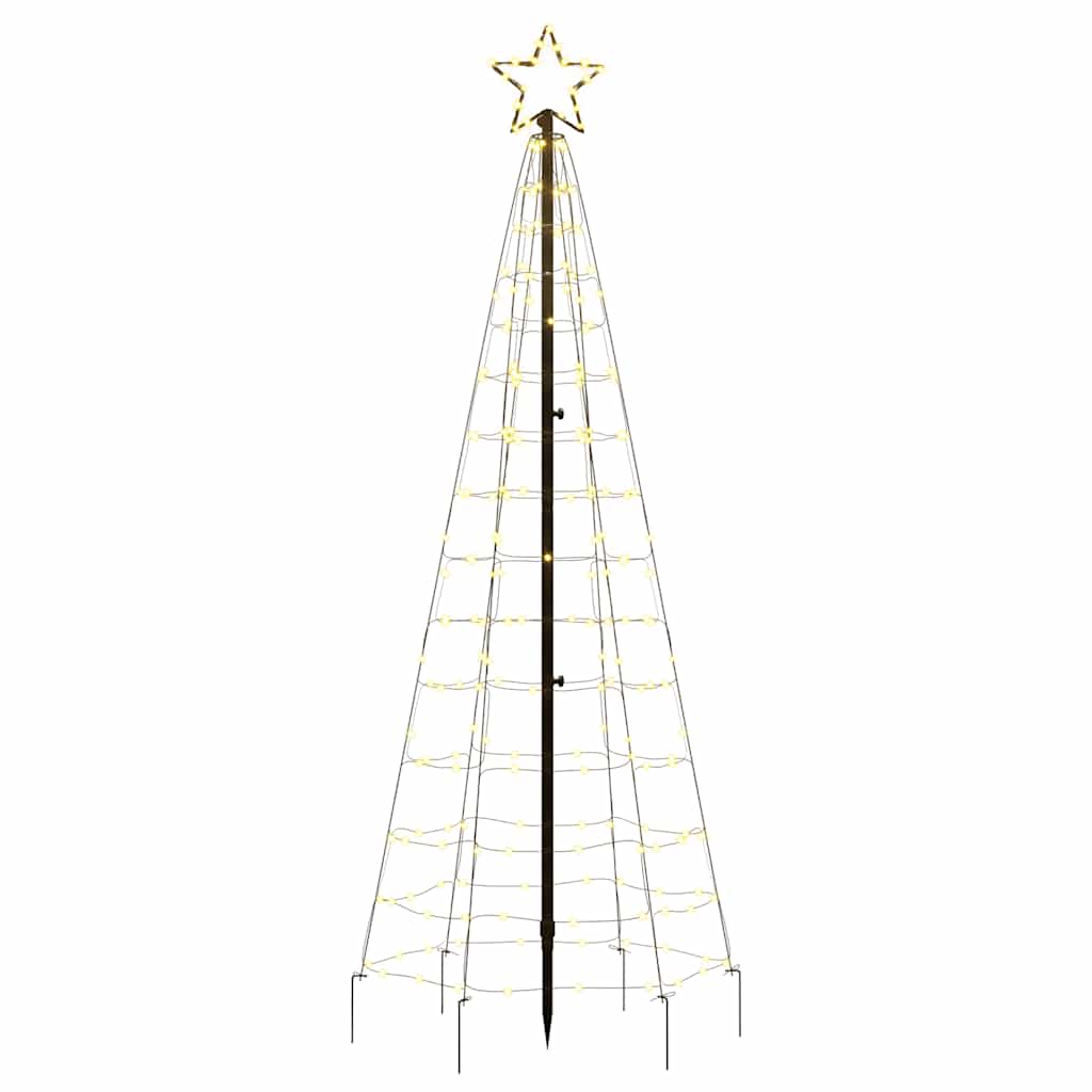 LED Christmas Tree with Spikes 220 LEDs Warm White 180 cm