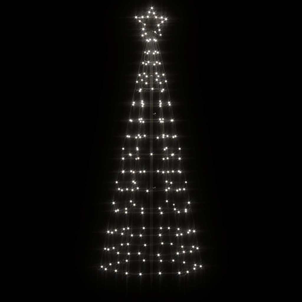 LED Christmas Tree with Spikes 220 LEDs Cold White 180 cm