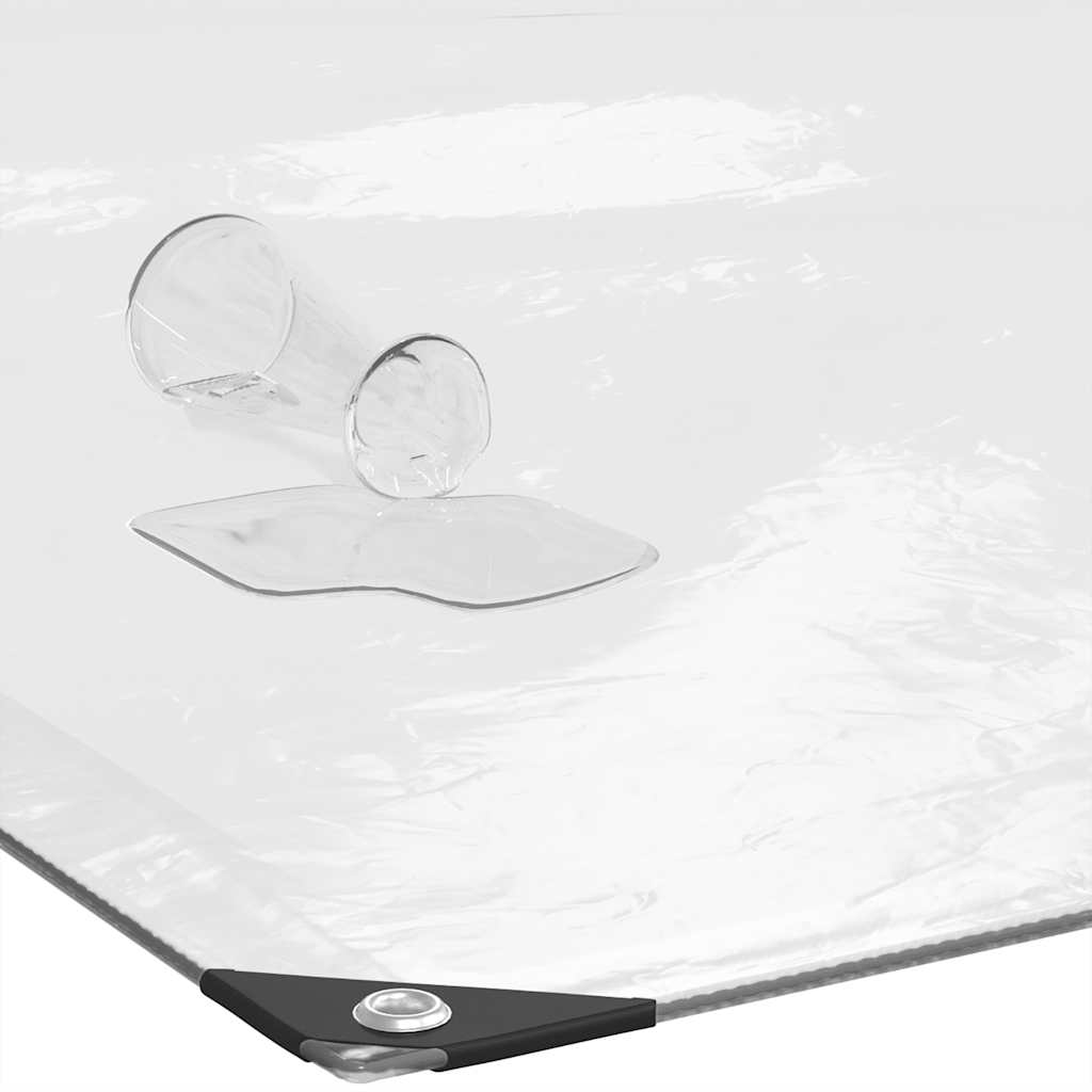 Clear Tarpaulin with Eyelets 2x3 m Polyethylene