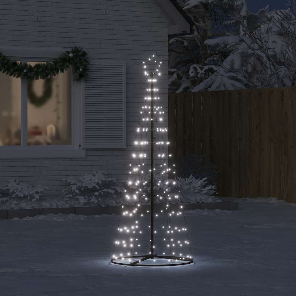 LED Christmas Tree 200 LEDs Cold White 182 cm