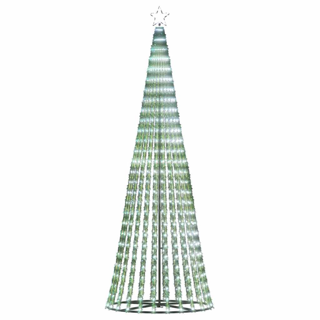 LED Christmas Tree 475 LEDs Cold White 250 cm