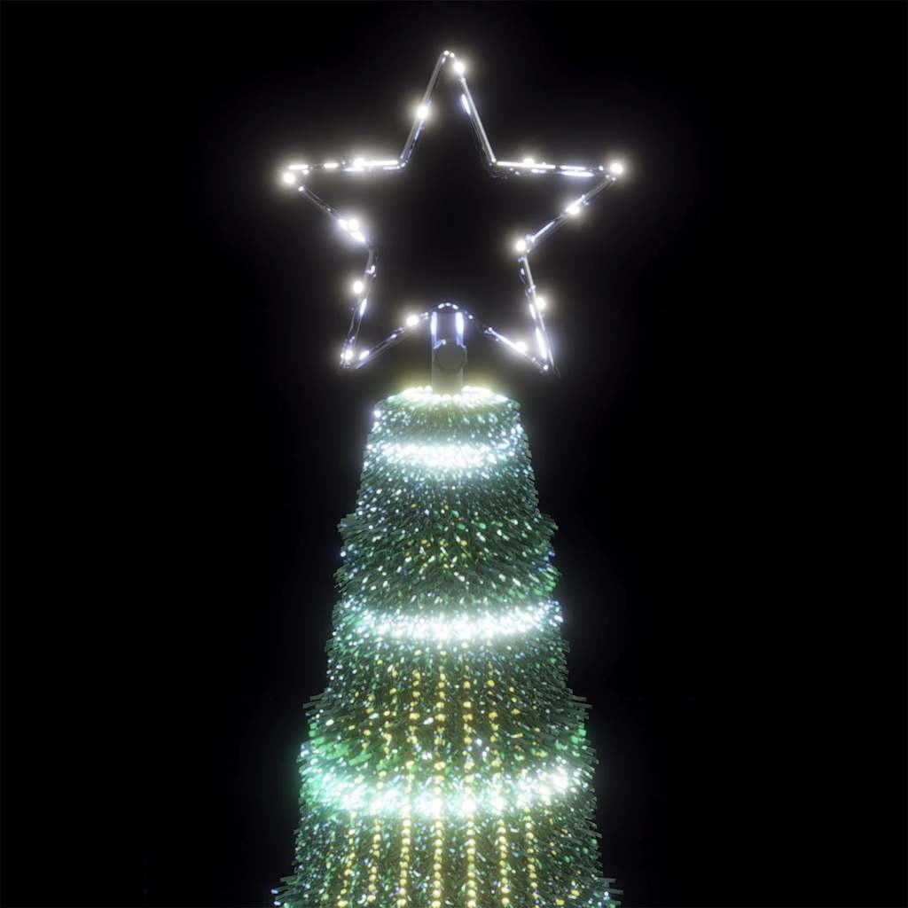 LED Christmas Tree 475 LEDs Cold White 250 cm