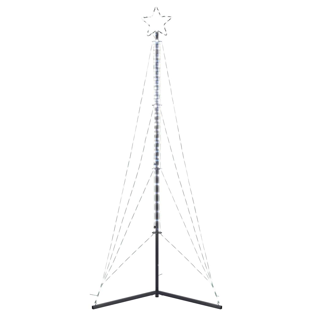 LED Christmas Tree 483 LEDs Cold White 240 cm