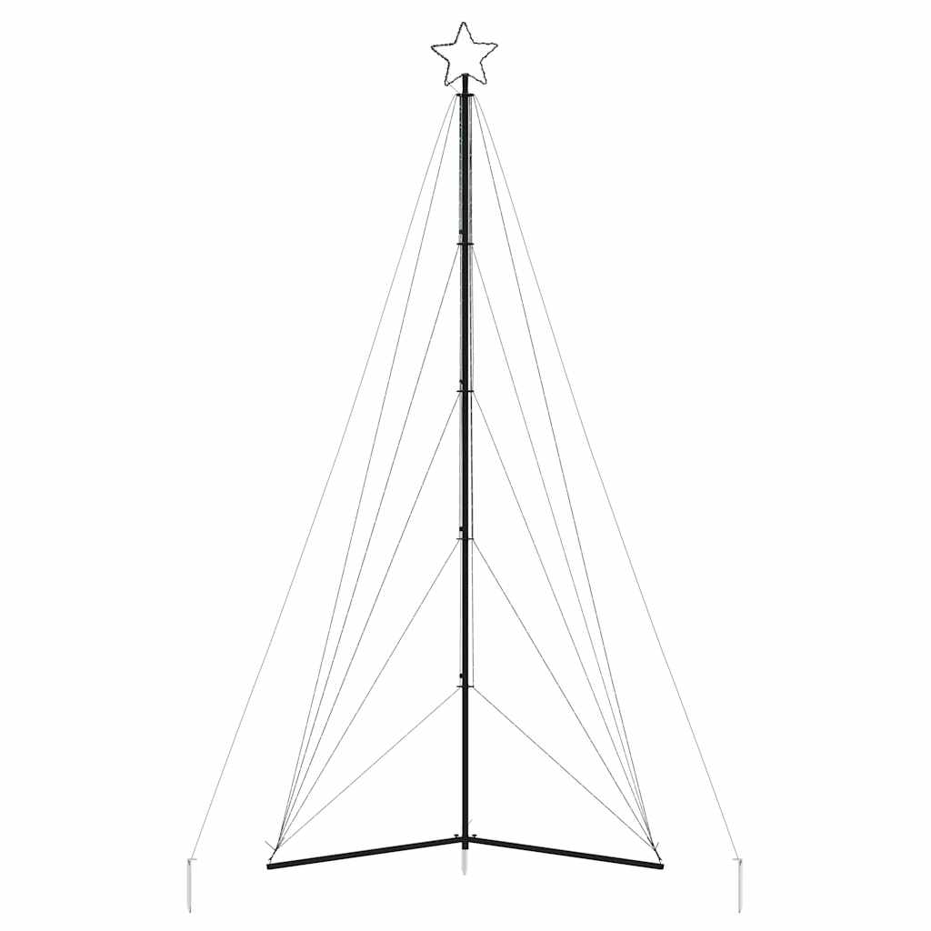 LED Christmas Tree 615 LEDs Cold White 404.5 cm