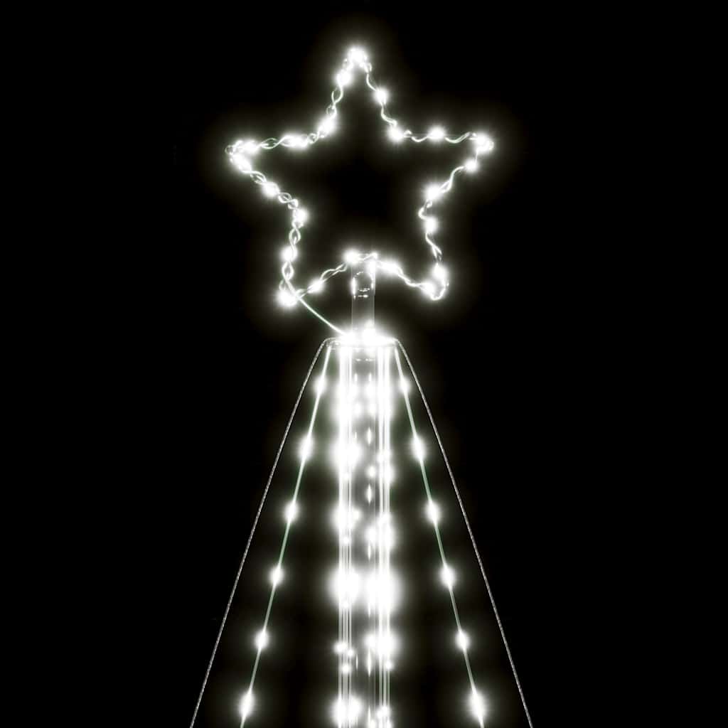 LED Christmas Tree 615 LEDs Cold White 404.5 cm