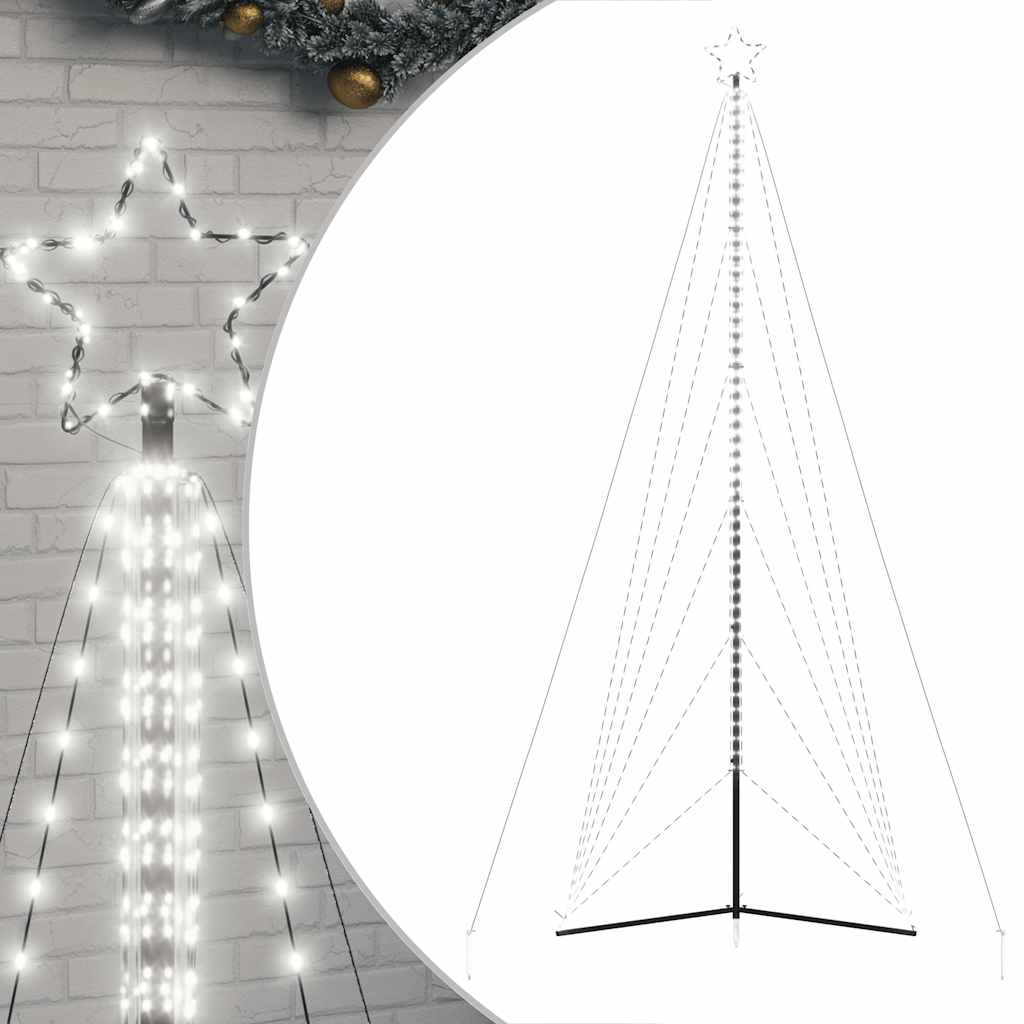 LED Christmas Tree 861 LEDs Cold White 478 cm