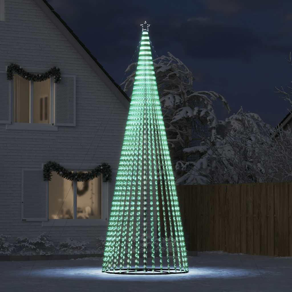 LED Christmas Tree 1544 LEDs Cold White 500 cm