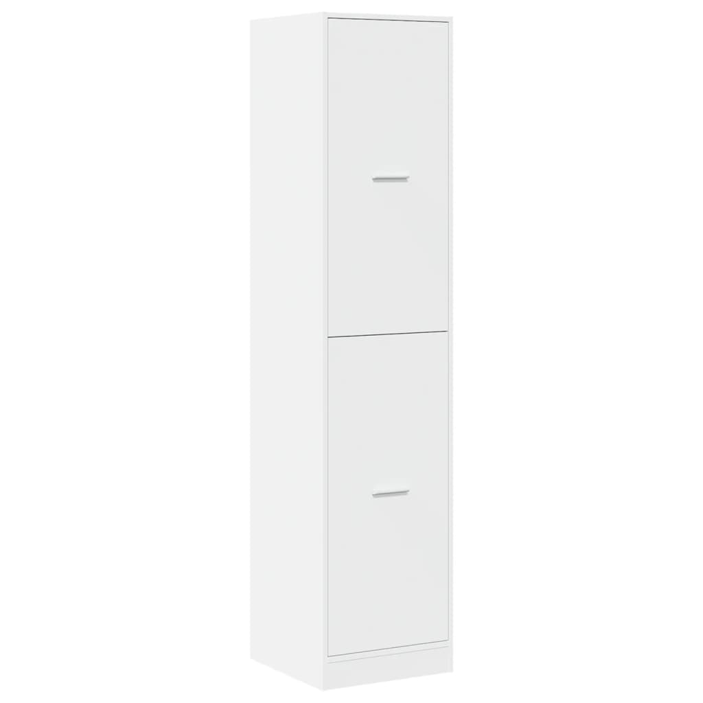 Apothecary Cabinet White 40x41x174.5 cm Engineered Wood