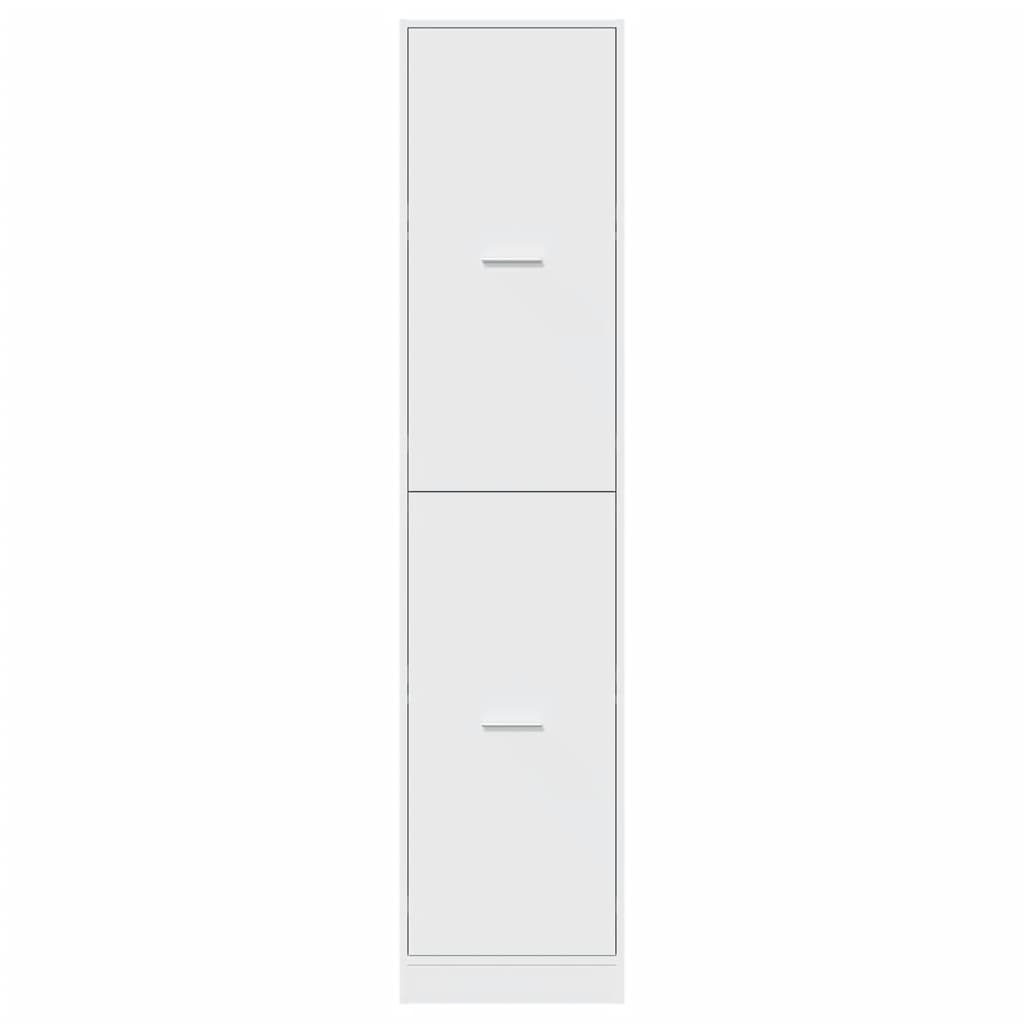 Apothecary Cabinet White 40x41x174.5 cm Engineered Wood