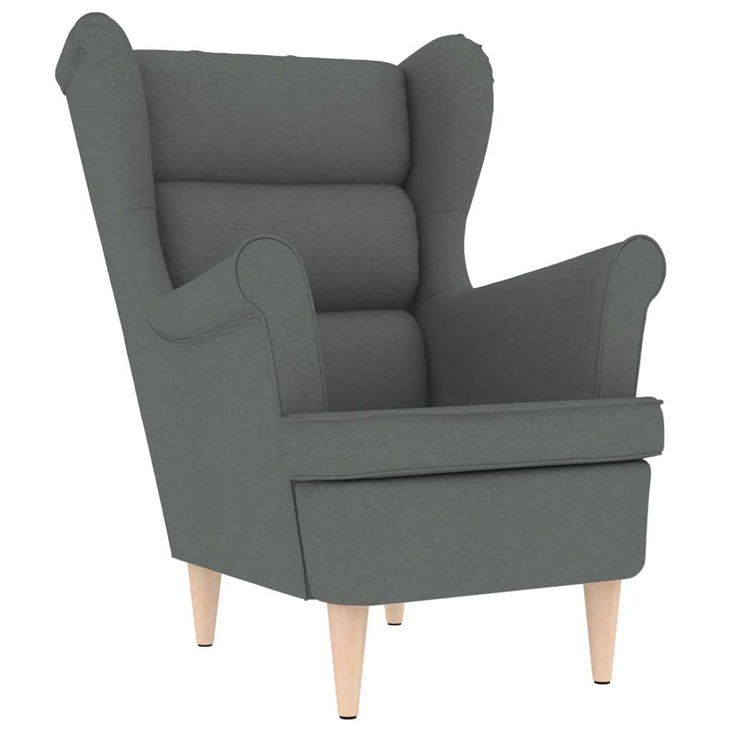 Armchair Dark Grey 74x84x100 cm Fabric