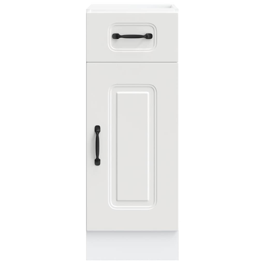 Kitchen Base Cabinet Kalmar White Engineered Wood