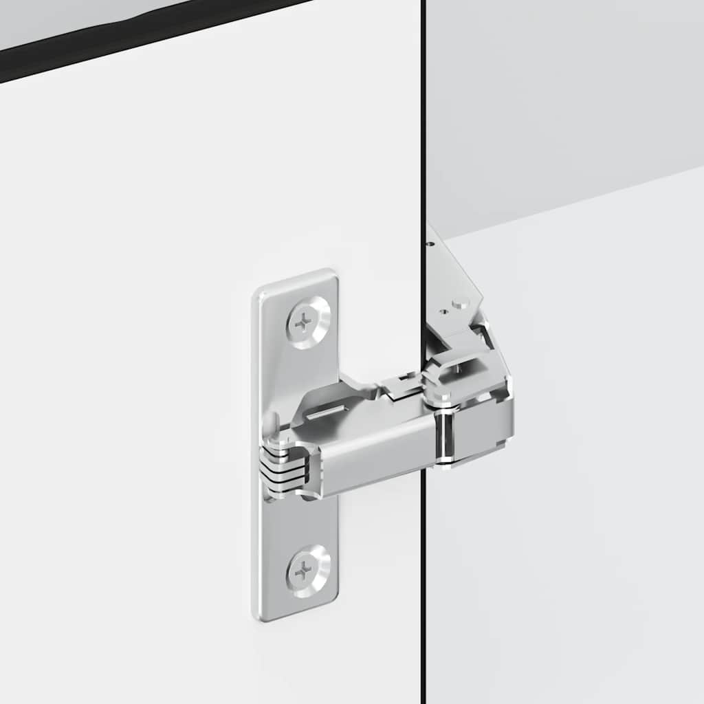 Kitchen Corner Base Cabinet "Kalmar" Black Engineered Wood