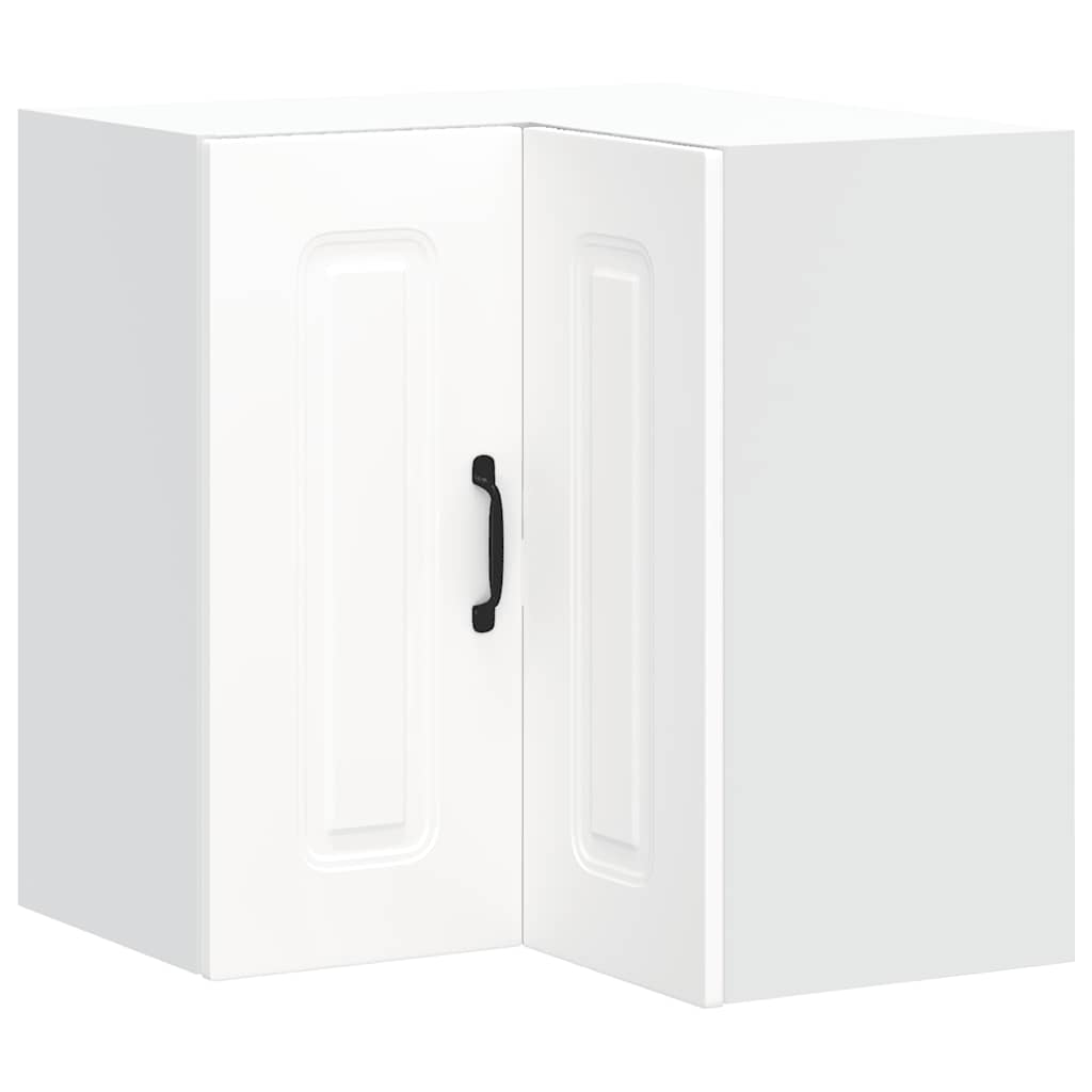 Kitchen Wall Corner Cabinet Kalmar White Engineered Wood