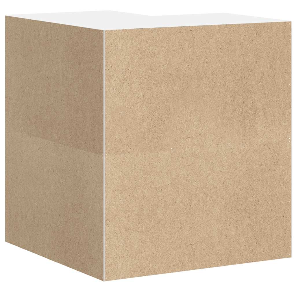 Kitchen Wall Corner Cabinet "Kalmar" High Gloss White Engineered Wood