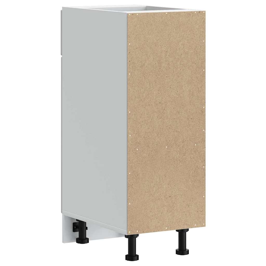 Kitchen Base Cabinet "Lucca" High Gloss White Engineered Wood