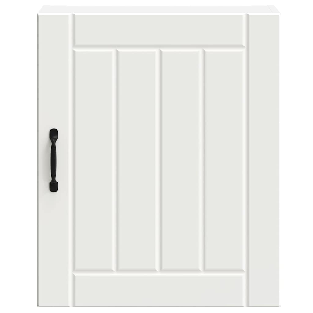 Kitchen Wall Cabinets 2 pcs "Lucca" White Engineered Wood