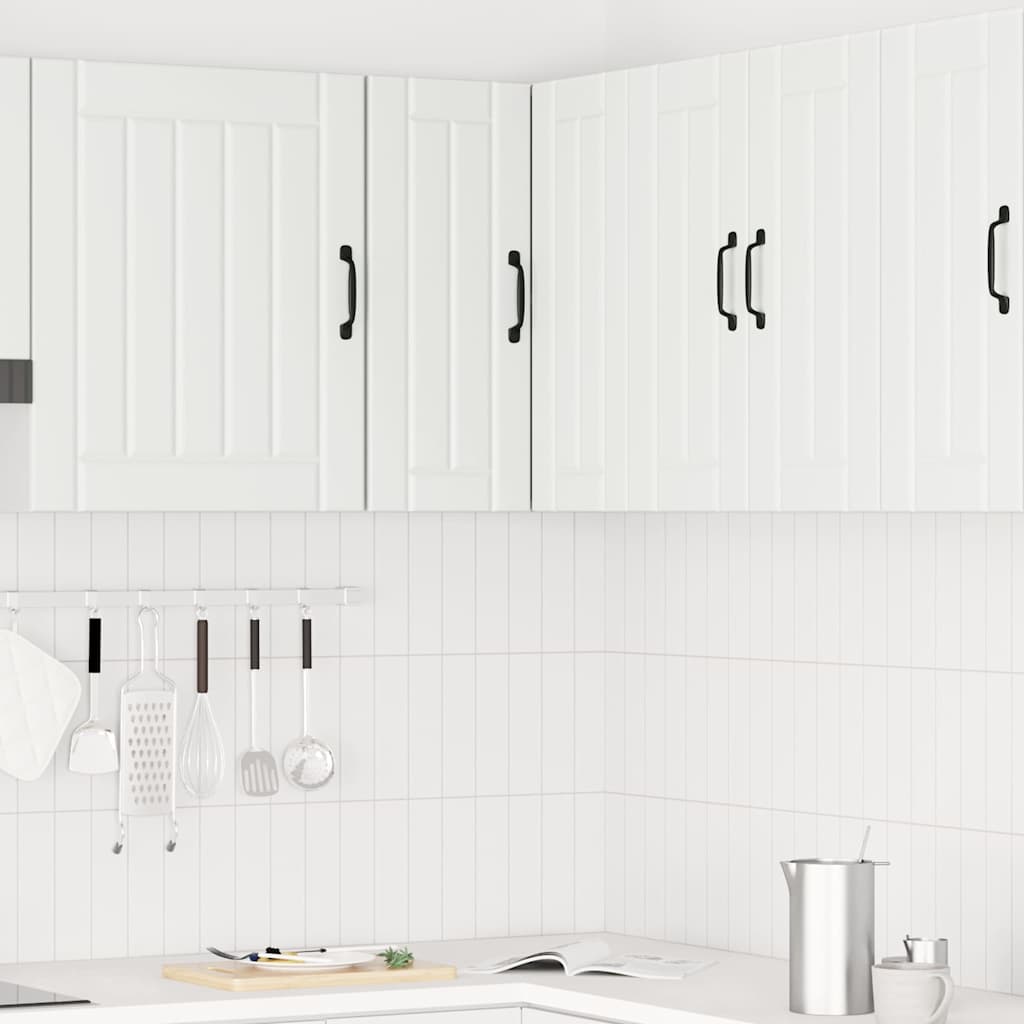 Kitchen Wall Corner Cabinet Lucca White Engineered Wood