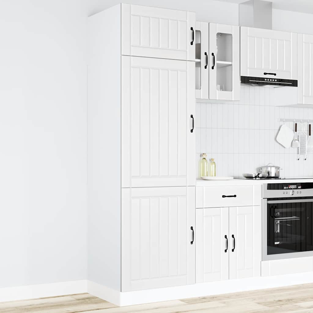 Kitchen Cupboard Lucca White Engineered Wood