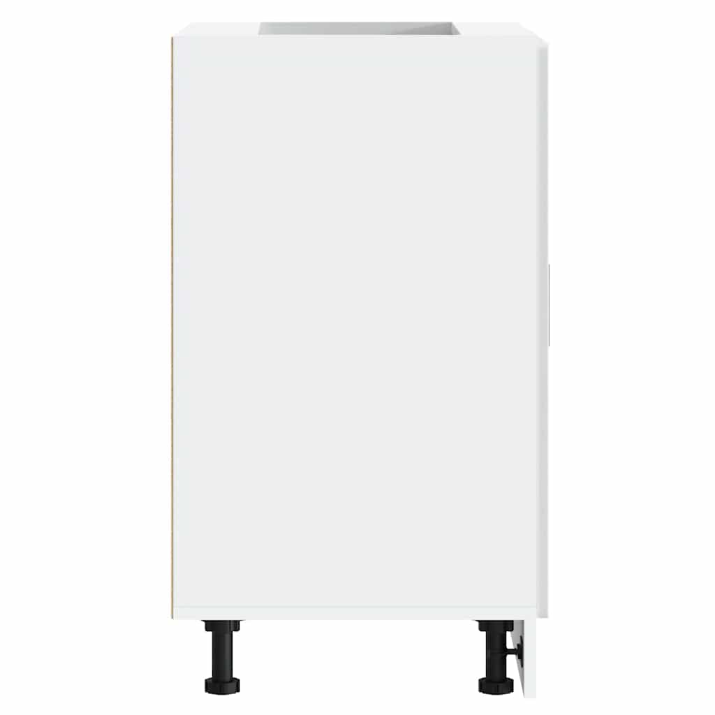 Kitchen Base Cabinet Porto White Engineered Wood