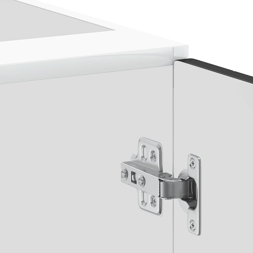 Kitchen Base Cabinet "Porto" Black Engineered Wood