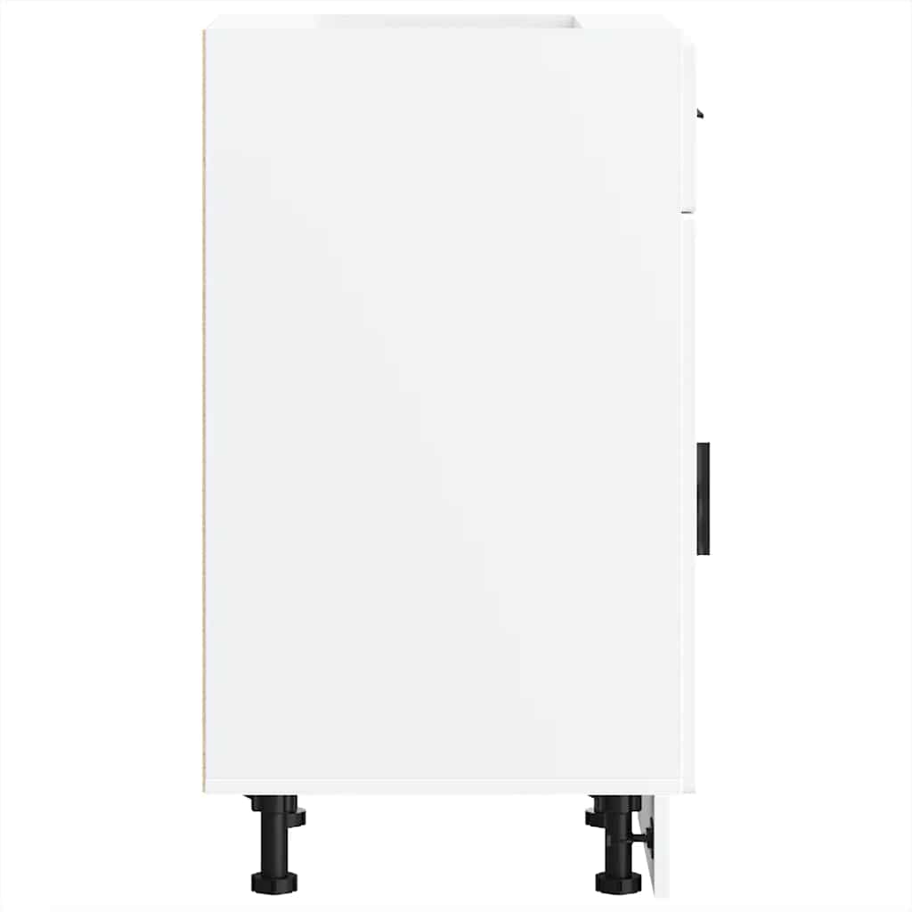 Kitchen Base Cabinet Porto White Engineered Wood