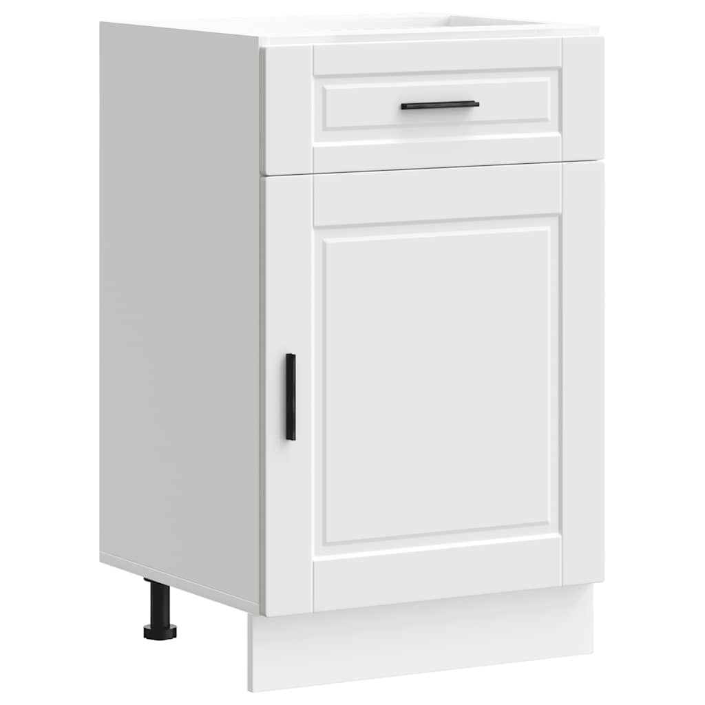 Kitchen Base Cabinet Porto White Engineered Wood
