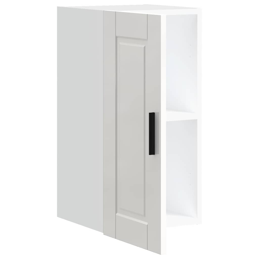 Kitchen Wall Cabinet "Porto" High Gloss White Engineered Wood