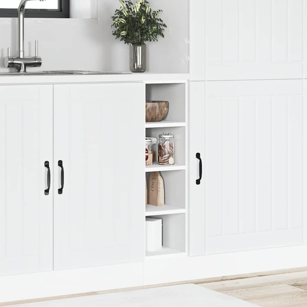 Bottom Cabinet "Riga" White 20x44,5x81,5 cm Engineered Wood