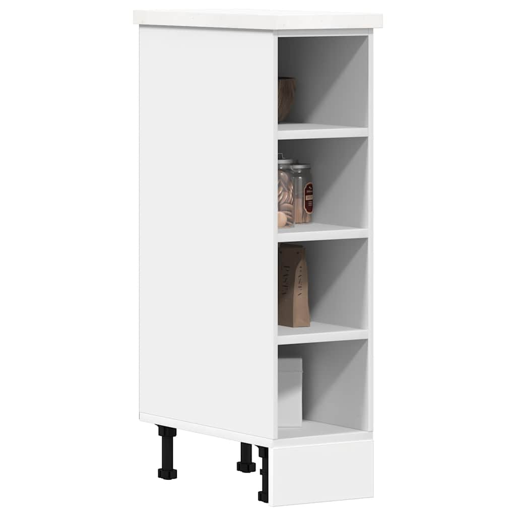 Bottom Cabinet "Riga" White 20x44,5x81,5 cm Engineered Wood