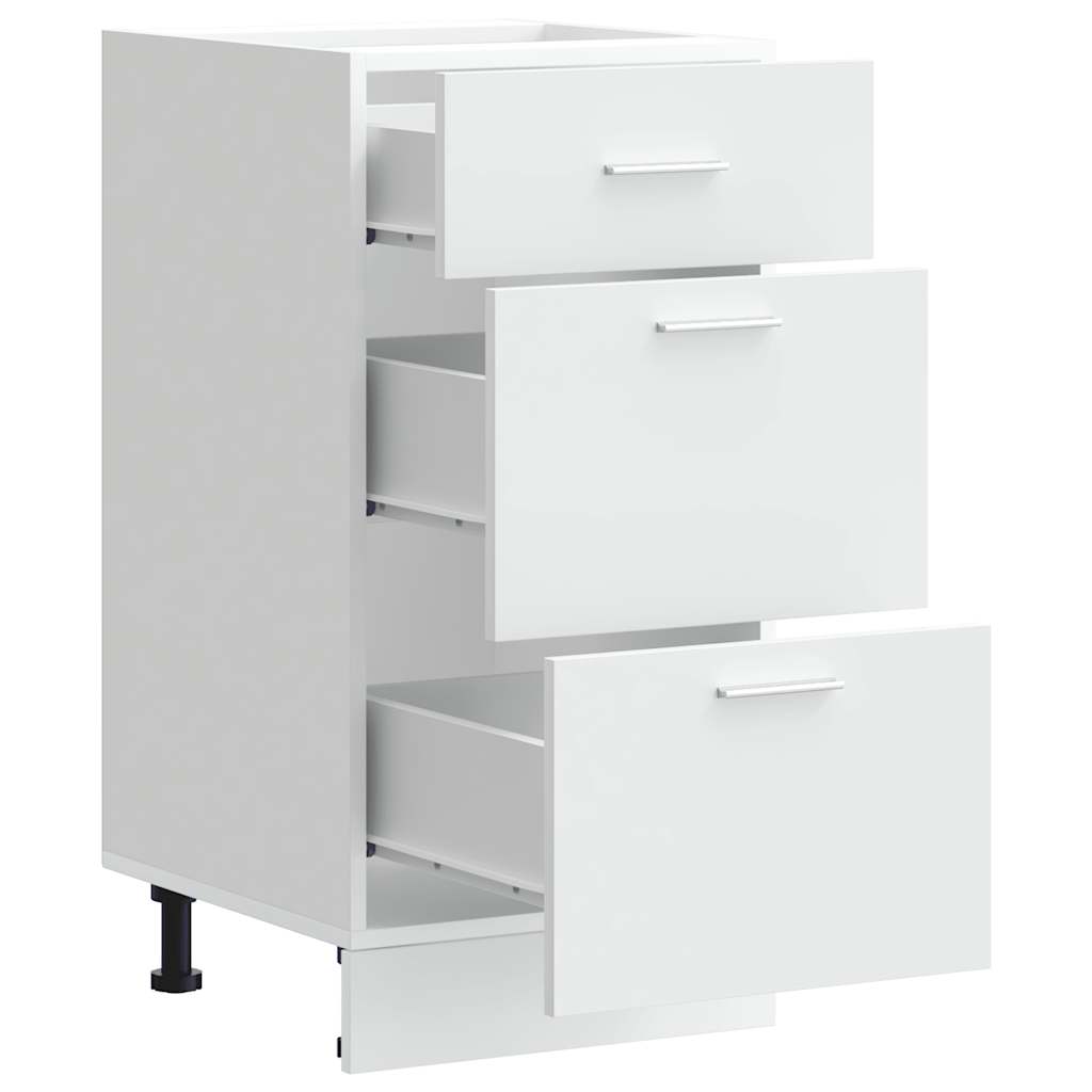 Bottom Cabinet "Lyon" White 40x46x81,5 cm Engineered Wood