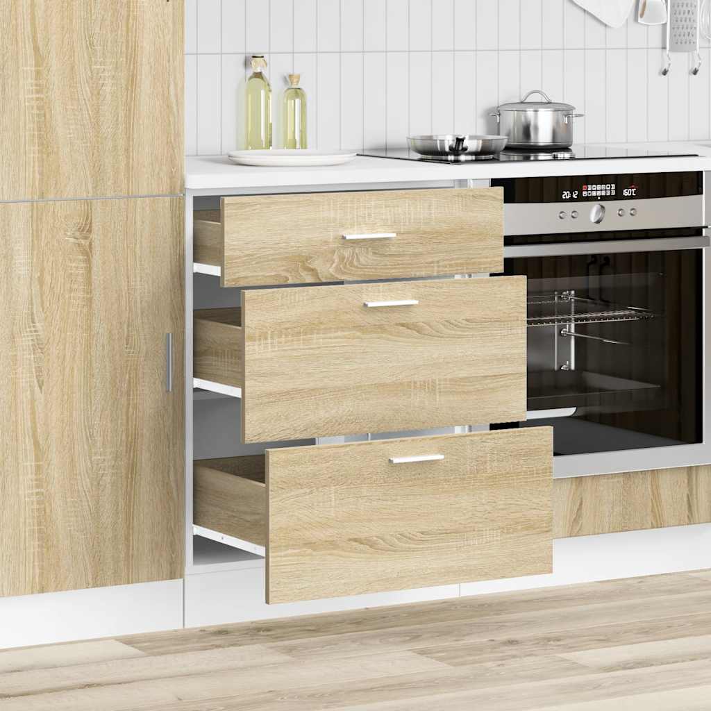 Kitchen Base Cabinet "Lyon" Sonoma Oak Engineered Wood