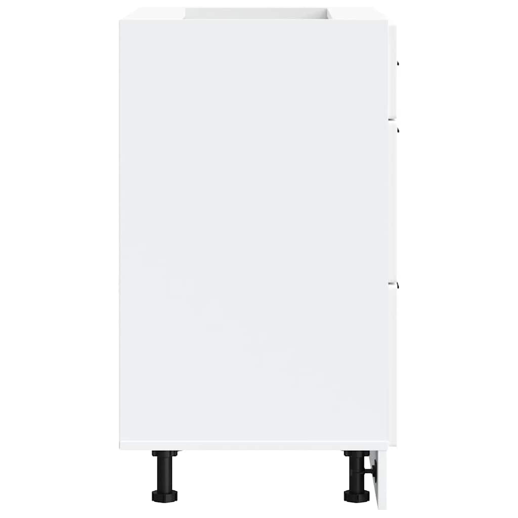 Kitchen Base Cabinet Porto White Engineered Wood