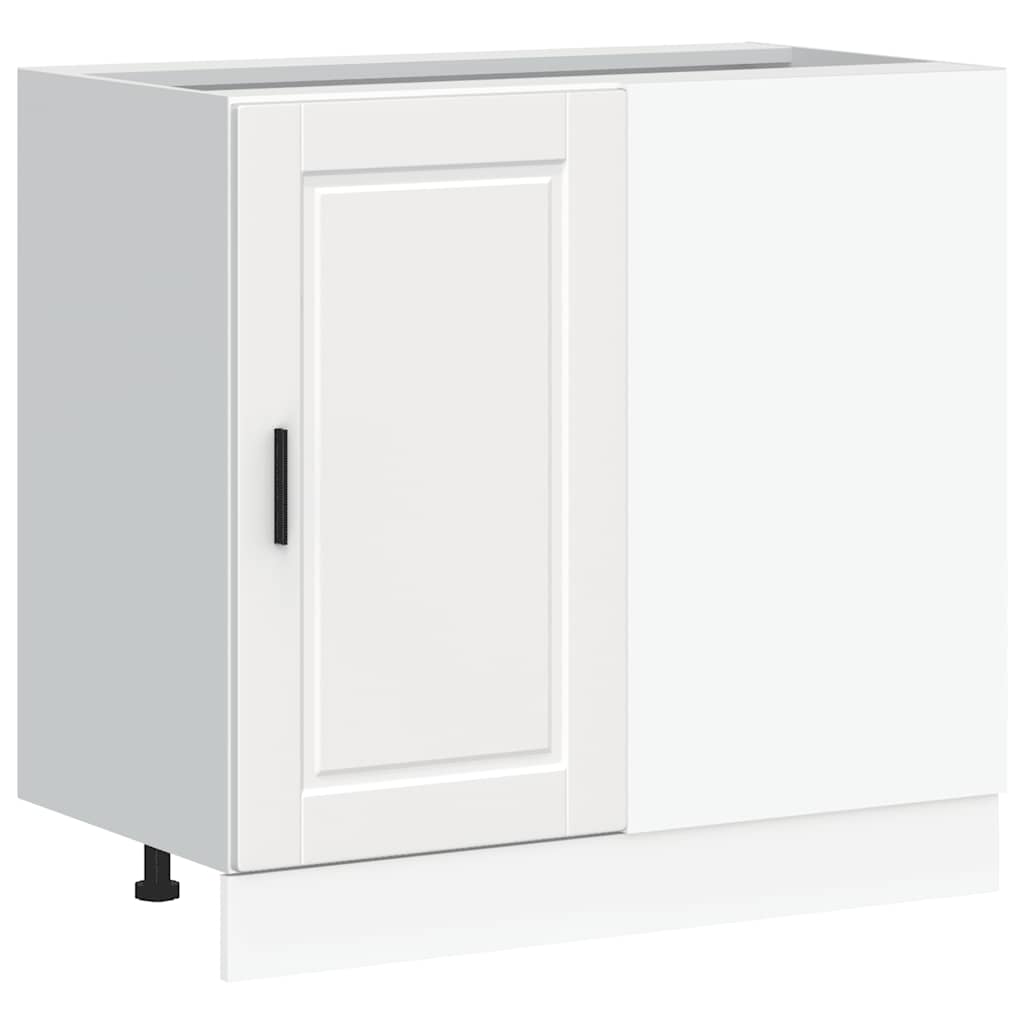 Kitchen Base Cabinet "Porto" White Engineered Wood