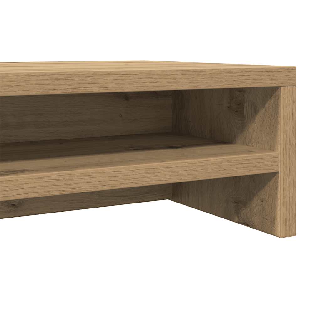 Monitor Stand Artisan Oak 100x24x13 cm Engineered Wood