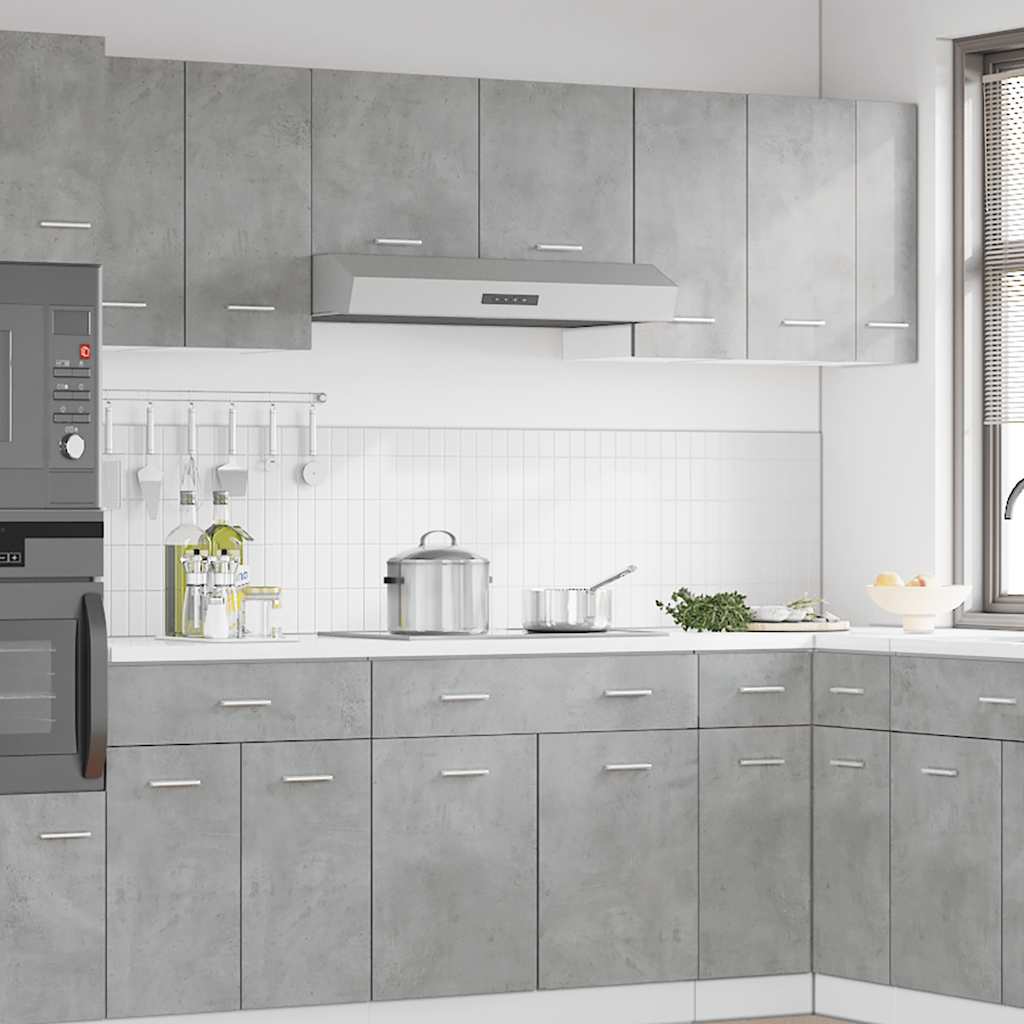 Hanging Cabinet "Lyon" Concrete Grey 30x31x60 cm Engineered Wood