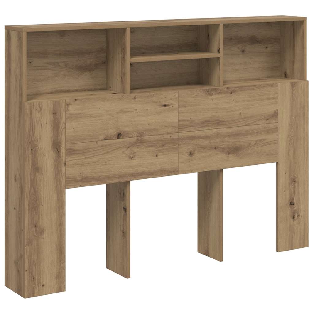 Headboard Cabinet Artisan Oak 140x19x103.5 cm