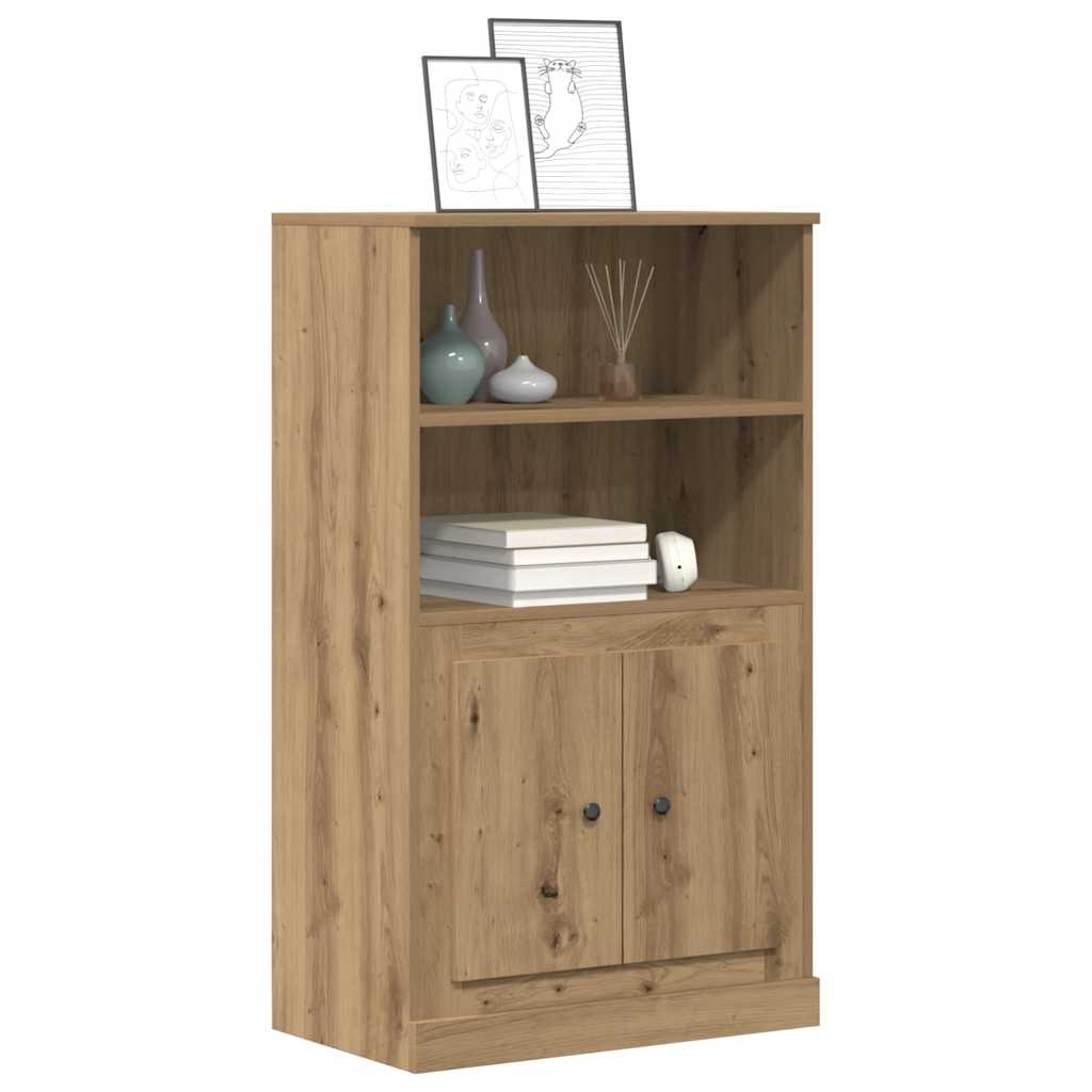 Highboard Artisian Oak 60x35.5x103.5 cm Engineered Wood