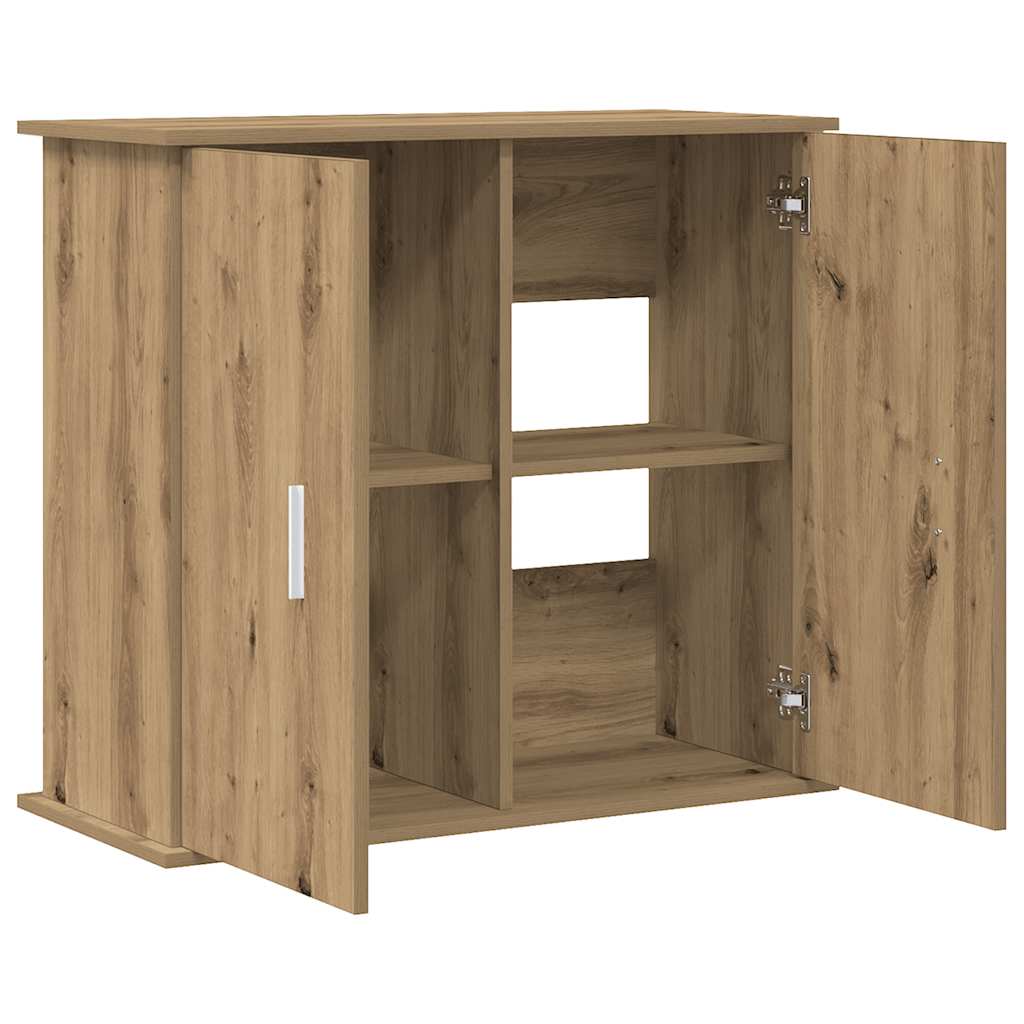 Aquarium Stand Artisan Oak 81x36x73 cm Engineered Wood