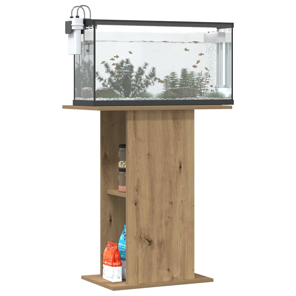 Aquarium Stand Artisan Oak 36x60.5x72.5 cm Engineered Wood