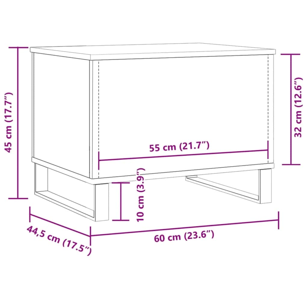 Aquarium Stand Artisan Oak 36x75x72.5 cm Engineered Wood