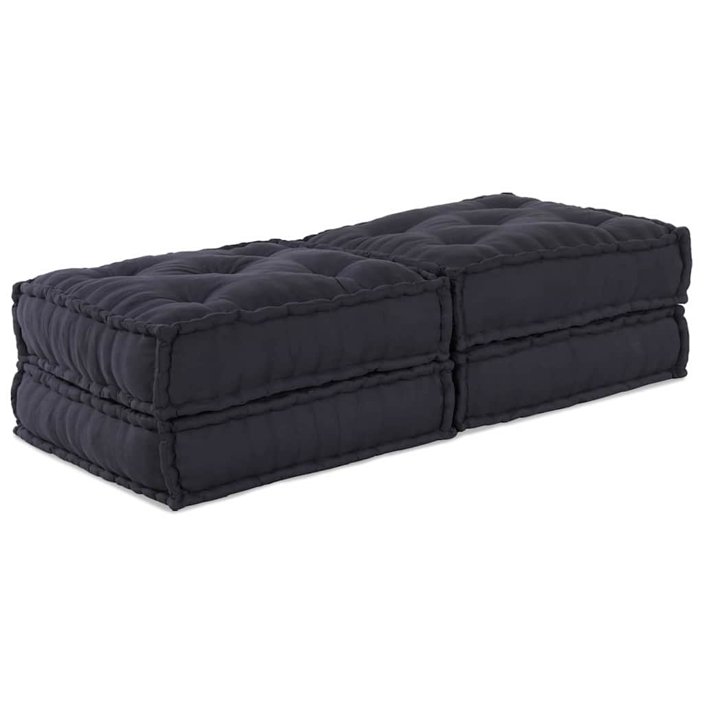 Modular Sofa 2 pcs Anthracite 70 x 70 x 36 cm Fabric